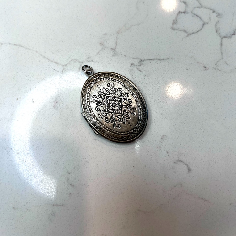 Silver locket